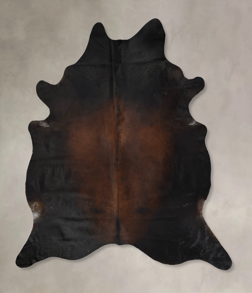 Chocolate XX-Large Brazilian Cowhide Rug 8'10"H x 7'4"W #B17590 by Hudson Hides