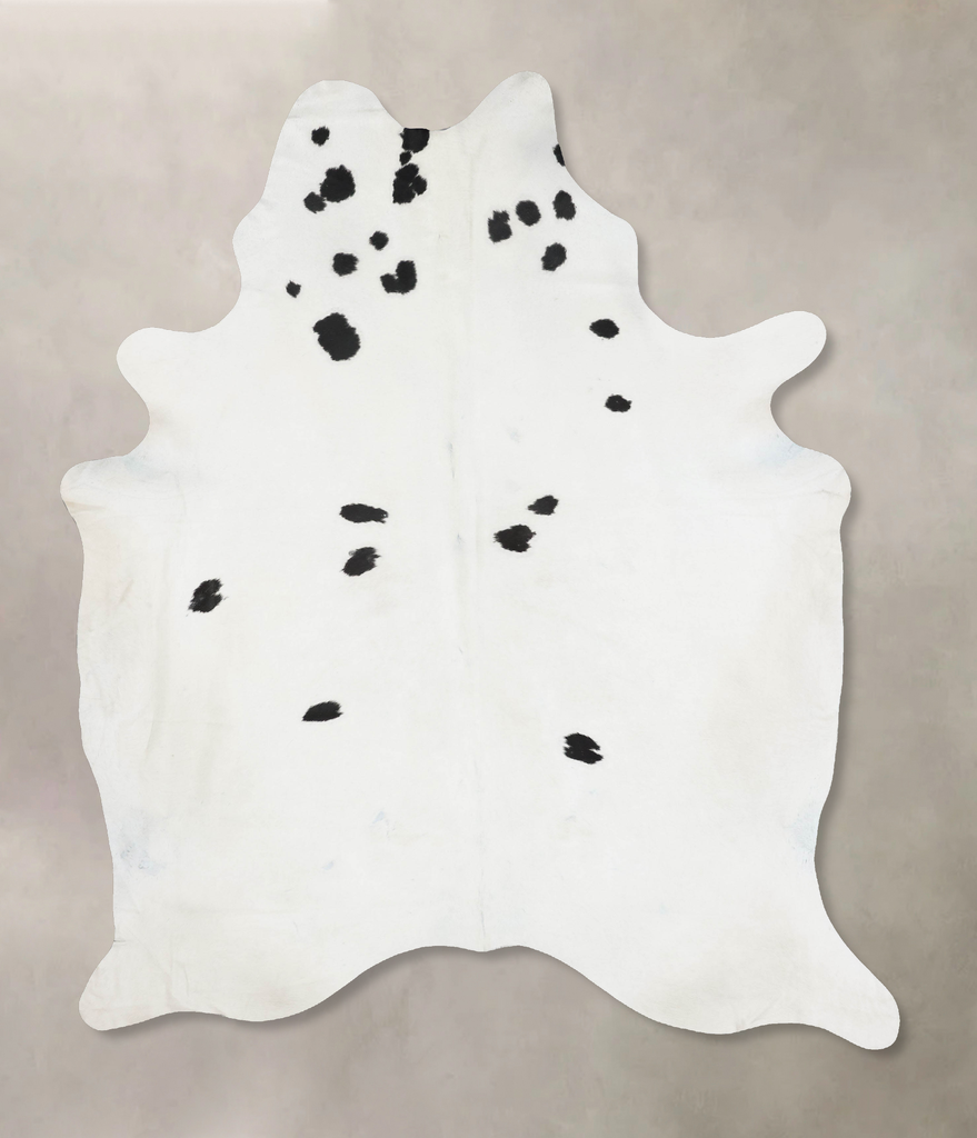 Black and White XX-Large Brazilian Cowhide Rug 8'10"H x 6'8"W #B17593 by Hudson Hides