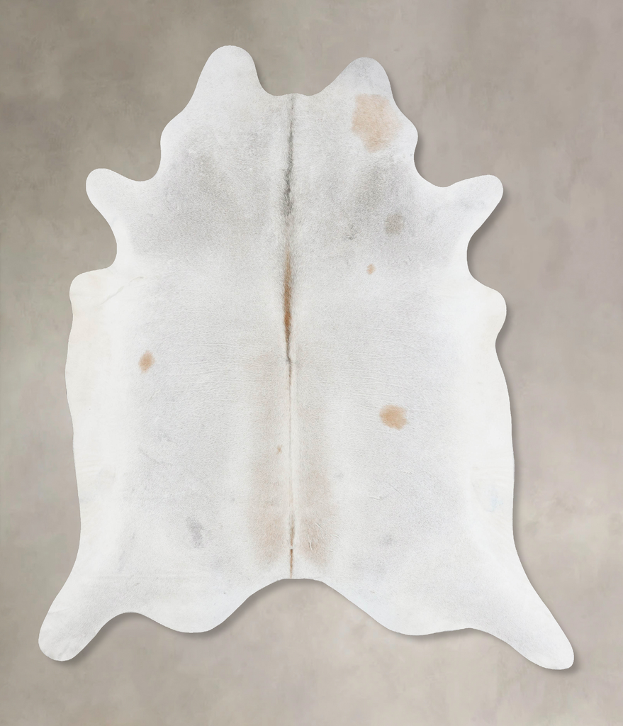 Grey with Beige XX-Large Brazilian Cowhide Rug 8'4"H x 7'3"W #B17614 by Hudson Hides