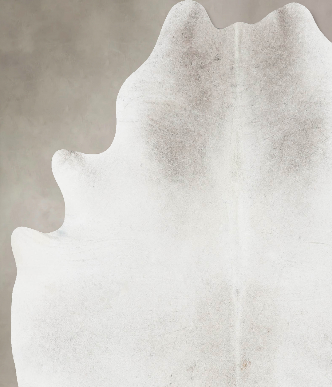 Medium Grey X-Large Brazilian Cowhide Rug 7'6"H x 6'2"W #B17617 by Hud