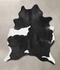Black and White XX-Large Brazilian Cowhide Rug 8'3