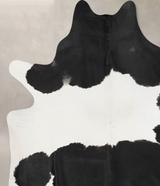 Black and White XX-Large Brazilian Cowhide Rug 8'5"H x 6'11"W #B17621 by Hudson Hides