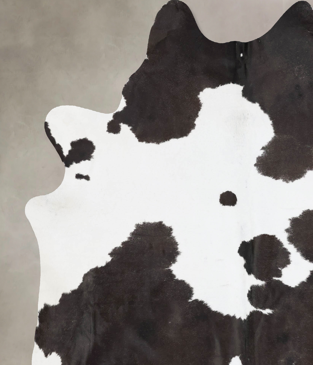 Black and White XX-Large Brazilian Cowhide Rug 8'0"H x 6'6"W #B17622 b