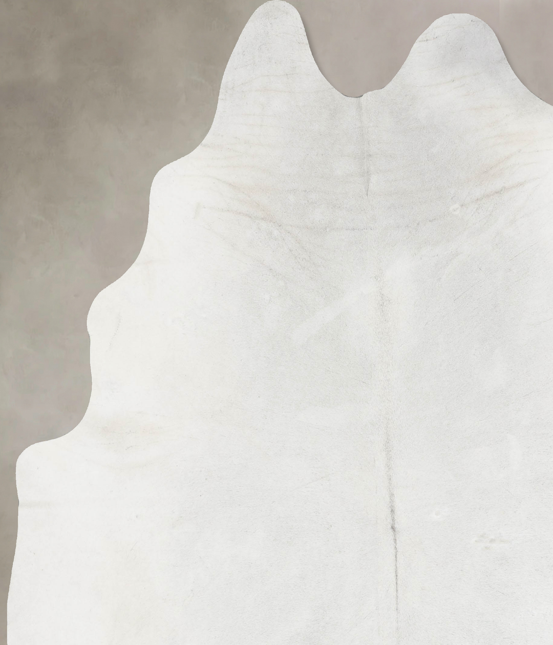 Light Grey XX-Large Brazilian Cowhide Rug 8'5"H x 7'2"W #B17626 by Hud