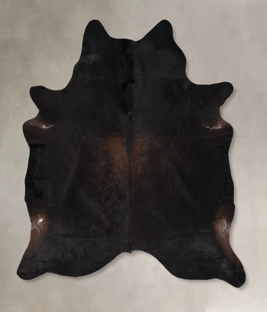 Chocolate XX-Large Brazilian Cowhide Rug 8'4"H x 6'11"W #B17628 by Hudson Hides