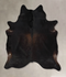 Chocolate XX-Large Brazilian Cowhide Rug 8'4