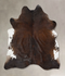 Chocolate X-Large Brazilian Cowhide Rug 7'3
