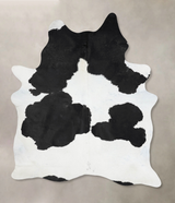 Black and White XX-Large Brazilian Cowhide Rug 8'11"H x 6'6"W #B17632 by Hudson Hides