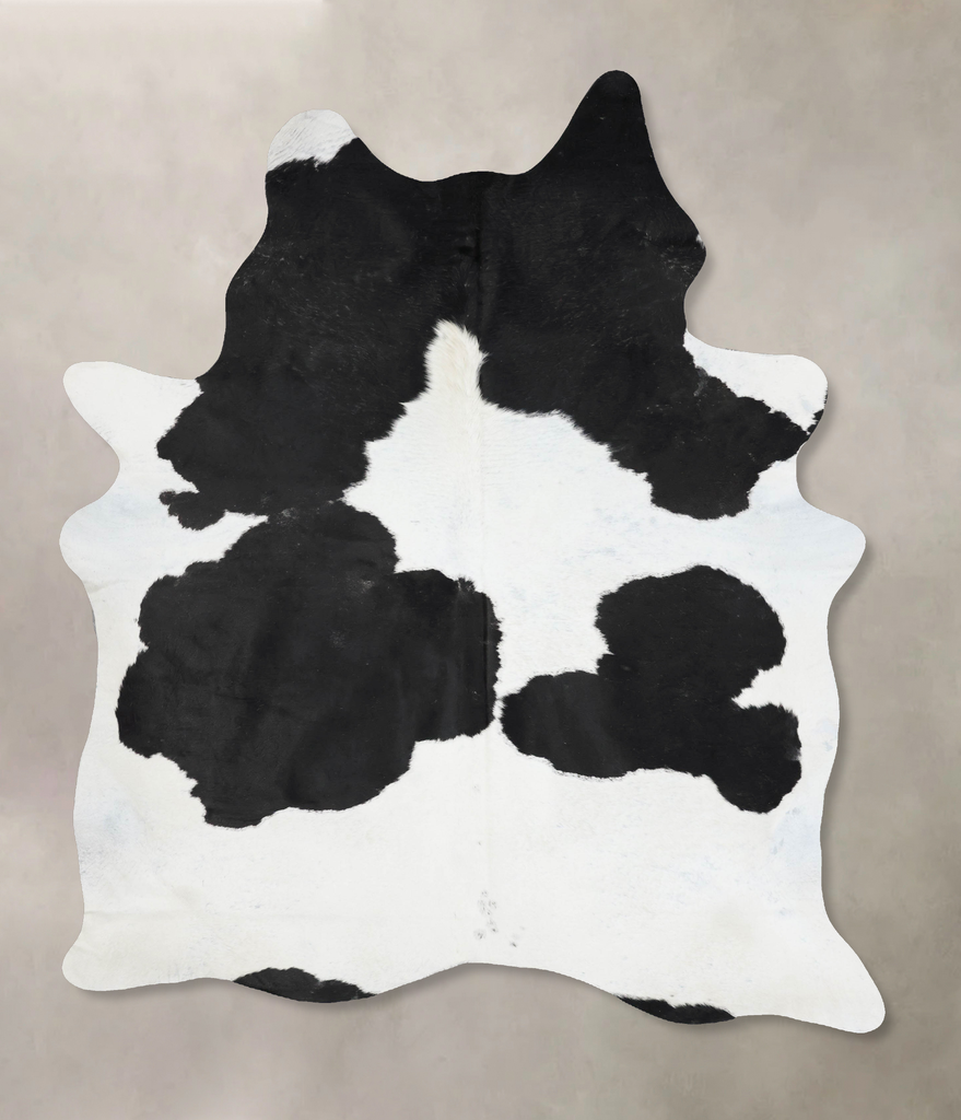 Black and White XX-Large Brazilian Cowhide Rug 8'11"H x 6'6"W #B17632 by Hudson Hides