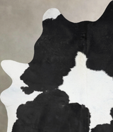 Black and White XX-Large Brazilian Cowhide Rug 8'11"H x 6'6"W #B17632 by Hudson Hides
