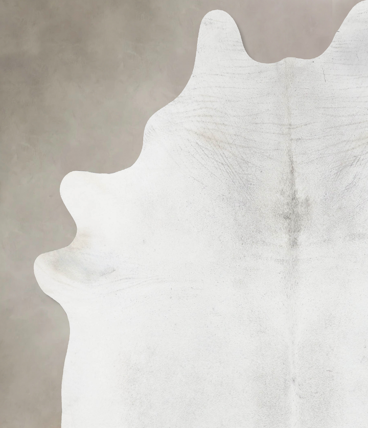 Light Grey XX-Large Brazilian Cowhide Rug 8'8"H x 7'1"W #B17635 by Hudson Hides