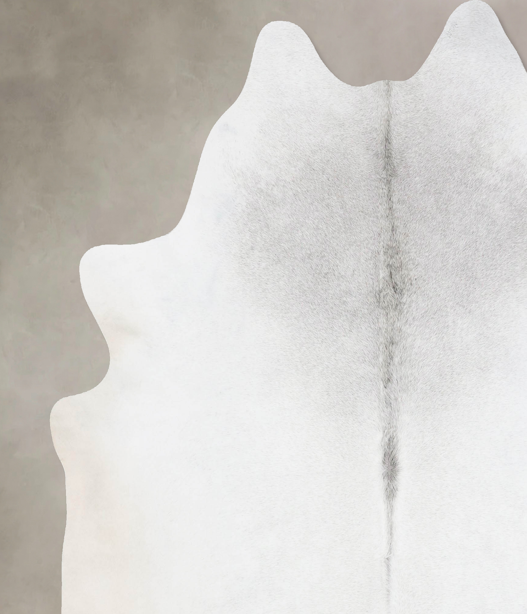 Light Grey XX-Large Brazilian Cowhide Rug 8'1"H x 6'9"W #B17637 by Hud