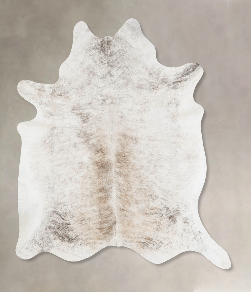 Grey Brindle XX-Large Brazilian Cowhide Rug 7'11"H x 7'0"W #B17646 by Hudson Hides