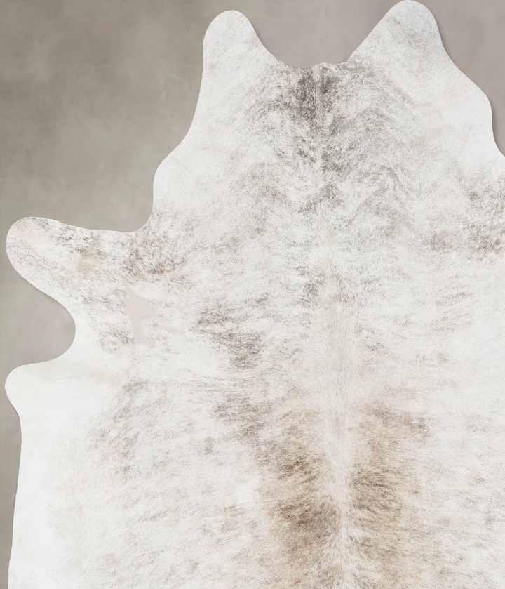 Grey Brindle XX-Large Brazilian Cowhide Rug 7'11"H x 7'0"W #B17646 by Hudson Hides