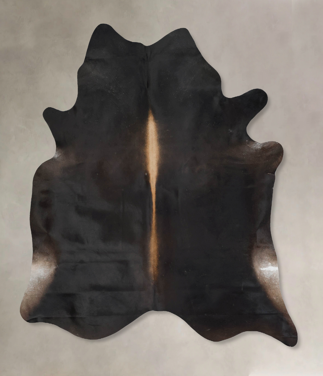 Chocolate X-Large Brazilian Cowhide Rug 7'2"H x 6'4"W #B17666 by Hudso