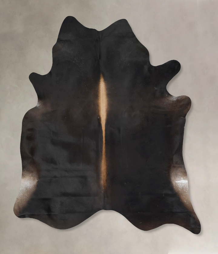 Chocolate X-Large Brazilian Cowhide Rug 7'2"H x 6'4"W #B17666 by Hudson Hides
