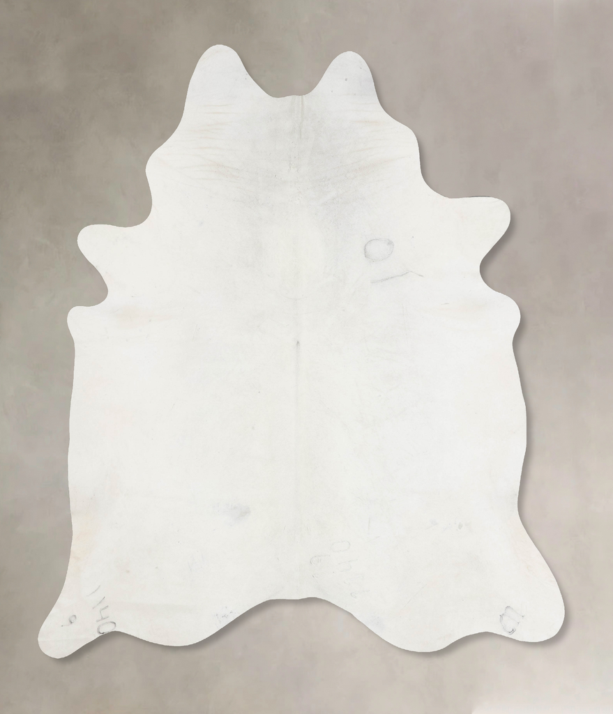 Light Grey XX-Large Brazilian Cowhide Rug 8'8"H x 7'1"W #B17667 by Hudson Hides