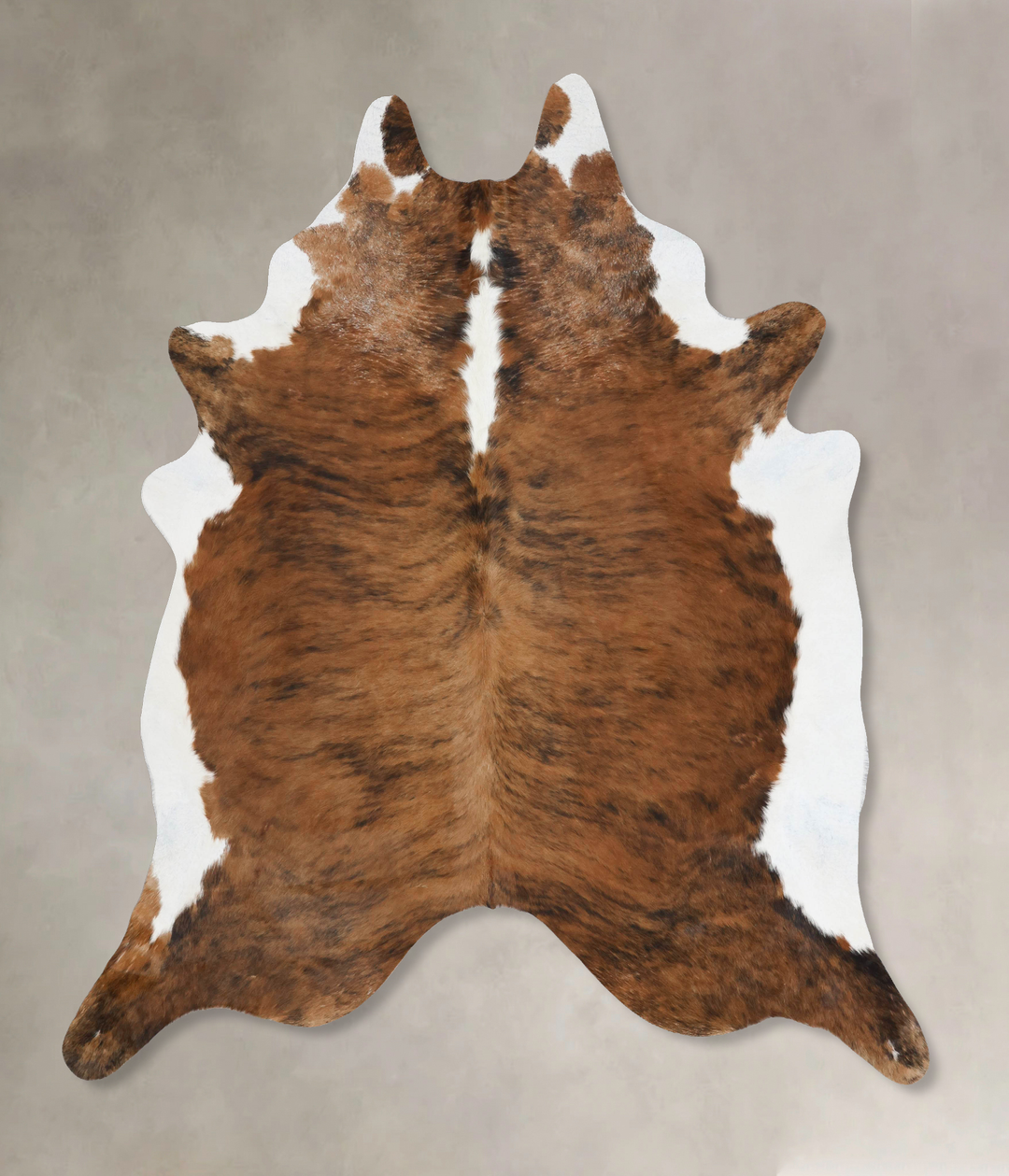 Tricolor XX-Large Brazilian Cowhide Rug 8'10"H x 7'5"W #B17669 by Huds