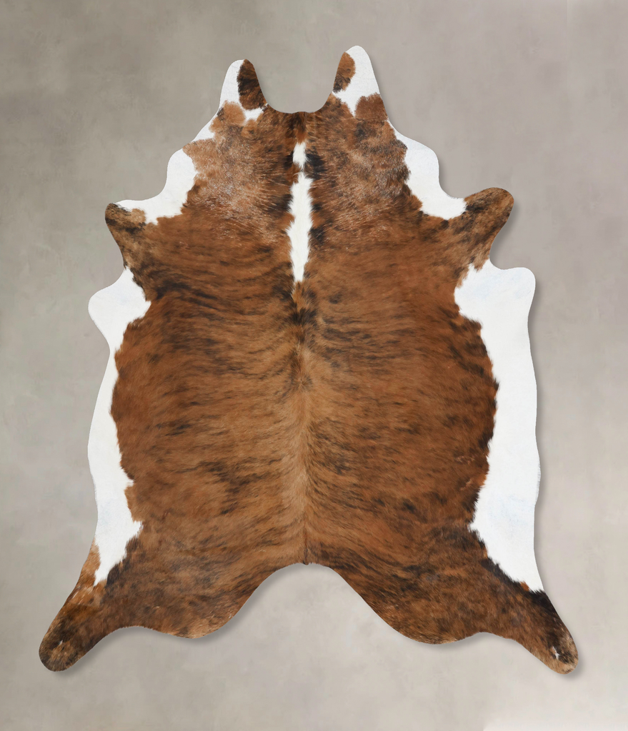 Tricolor XX-Large Brazilian Cowhide Rug 8'10"H x 7'5"W #B17669 by Hudson Hides