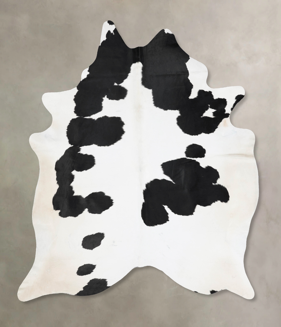 Black and White XX-Large Brazilian Cowhide Rug 8'5"H x 7'0"W #B17697 b