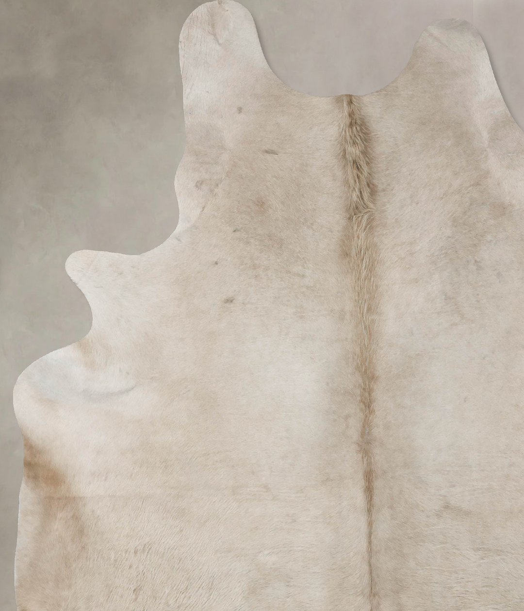 Taupe XX-Large Brazilian Cowhide Rug 7'10"H x 6'7"W #B17699 by Hudson 