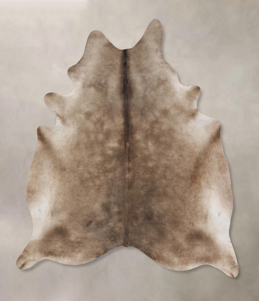 Taupe XX-Large Brazilian Cowhide Rug 8'4"H x 6'8"W #B17701 by Hudson Hides