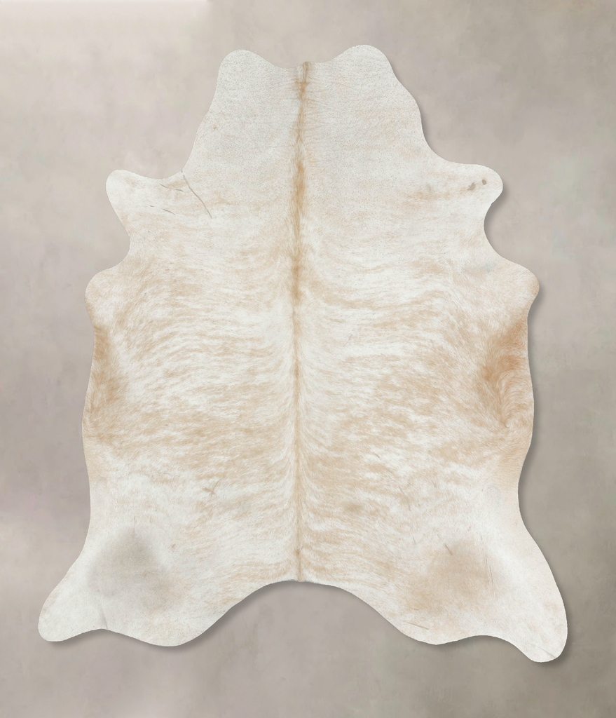 Light Caramel X-Large Brazilian Cowhide Rug 6'11"H x 6'2"W #B17710 by Hudson Hides