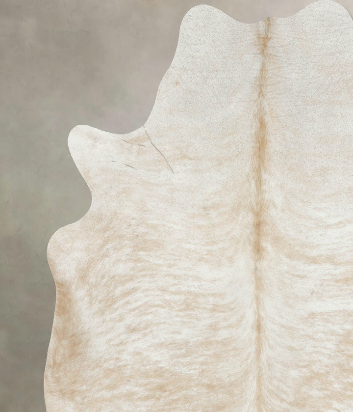 Light Caramel X-Large Brazilian Cowhide Rug 6'11"H x 6'2"W #B17710 by Hudson Hides