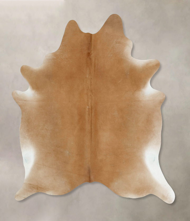 Beige XX-Large Brazilian Cowhide Rug 8'0"H x 6'8"W #B17723 by Hudson Hides