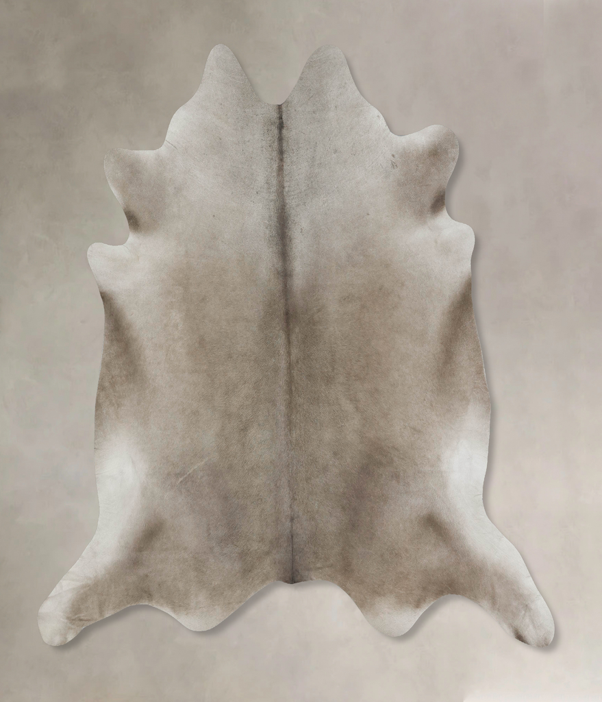 Taupe XX-Large Brazilian Cowhide Rug 7'4"H x 7'8"W #B17731 by Hudson Hides