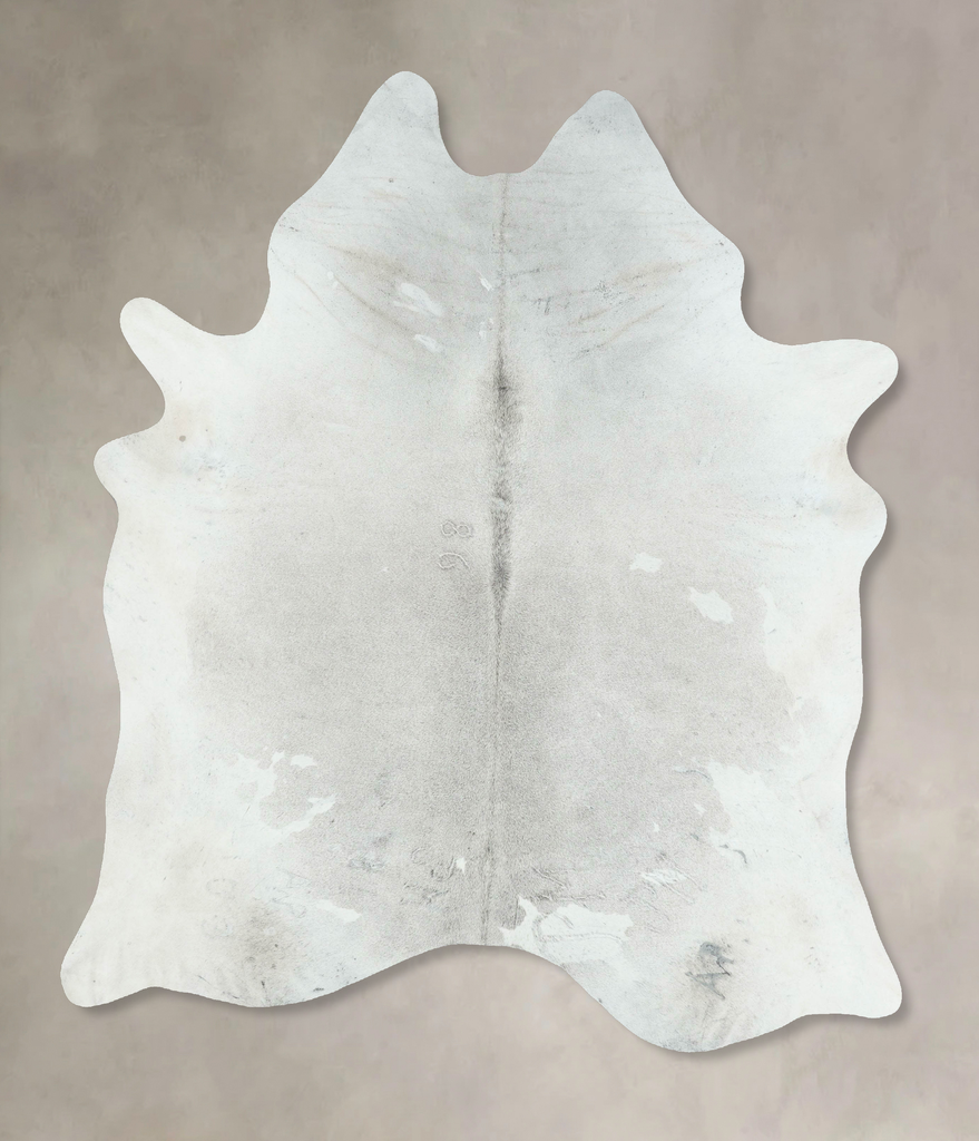 Light Grey XX-Large Brazilian Cowhide Rug 8'3"H x 6'3"W #B17733 by Hudson Hides