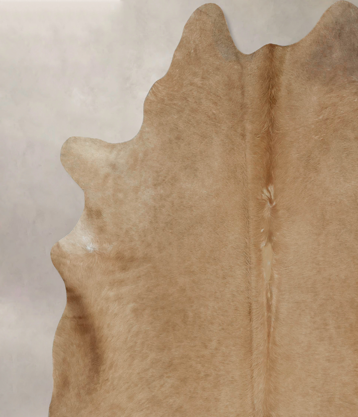 Beige XX-Large Brazilian Cowhide Rug 9'3"H x 7'7"W #B17734 by Hudson Hides
