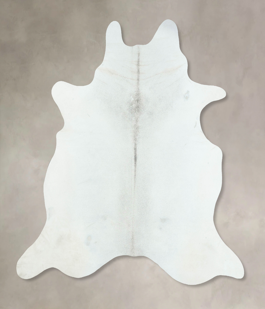 Light Grey XX-Large Brazilian Cowhide Rug 8'0"H x 7'0"W #B17736 by Hudson Hides