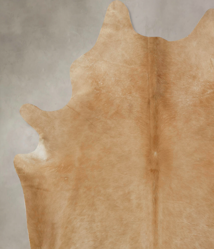 Beige XX-Large Brazilian Cowhide Rug 8'2"H x 6'9"W #B17739 by Hudson Hides