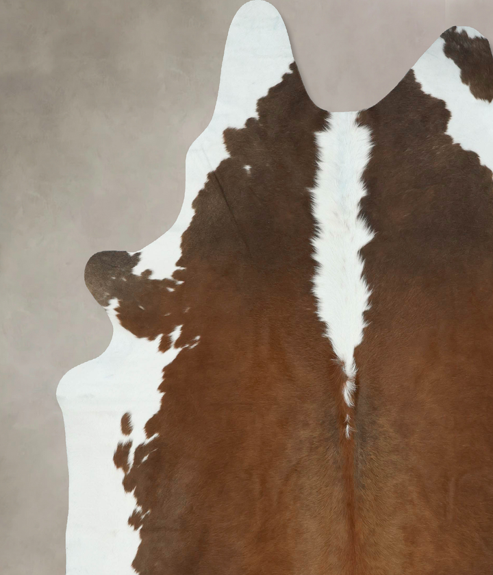 Hereford XX-Large Brazilian Cowhide Rug 8'3"H x 7'4"W #B17743 by Hudson Hides