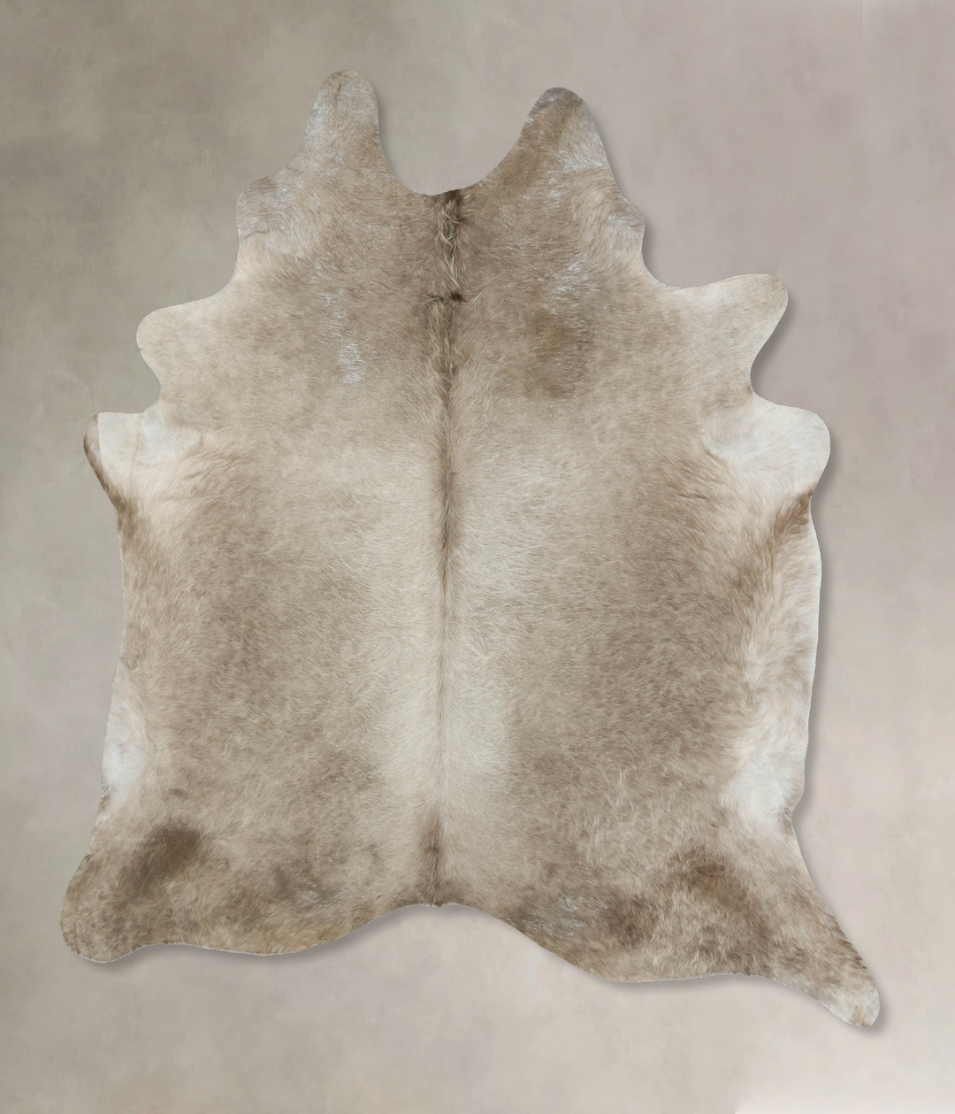 Taupe XX-Large Brazilian Cowhide Rug 8'4"H x 6'8"W #B17755 by Hudson H