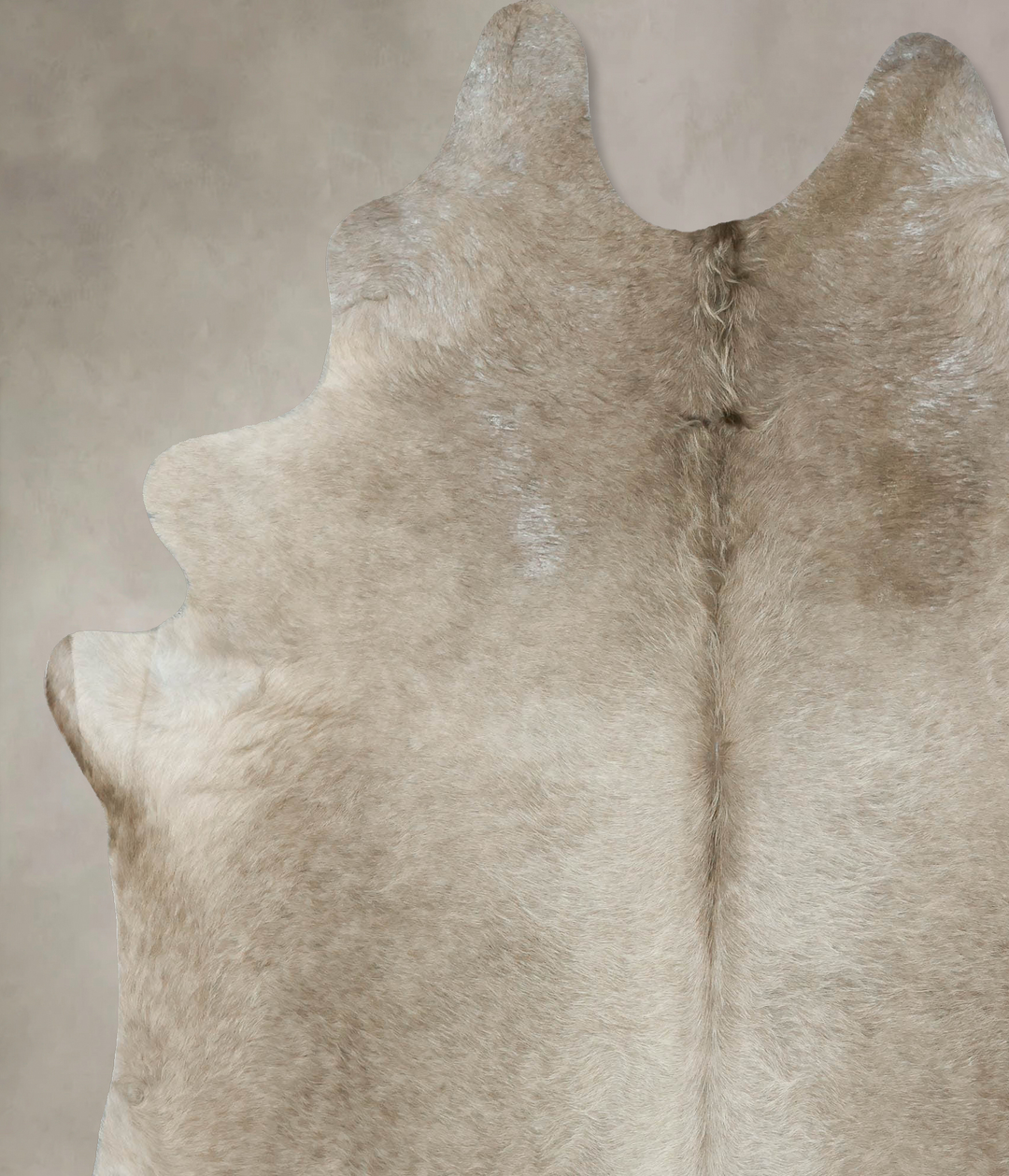 Taupe XX-Large Brazilian Cowhide Rug 8'4"H x 6'8"W #B17755 by Hudson H