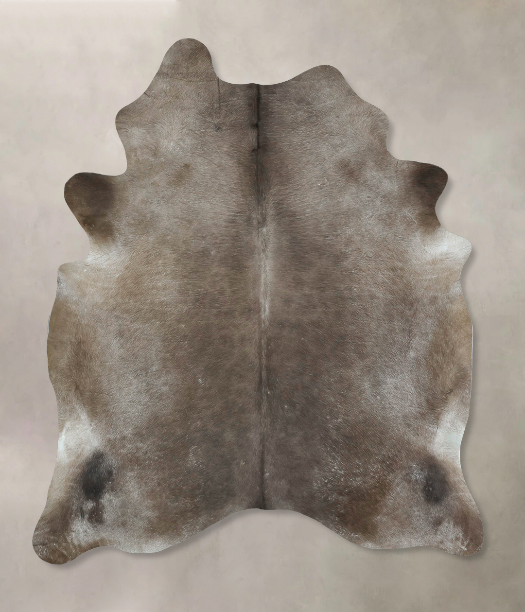 Taupe X-Large Brazilian Cowhide Rug 7'9"H x 6'0"W #B17757 by Hudson Hi