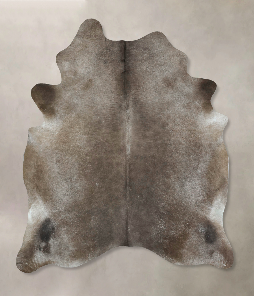 Taupe X-Large Brazilian Cowhide Rug 7'9"H x 6'0"W #B17757 by Hudson Hides