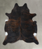 Dark Brindle XX-Large Brazilian Cowhide Rug 8'4