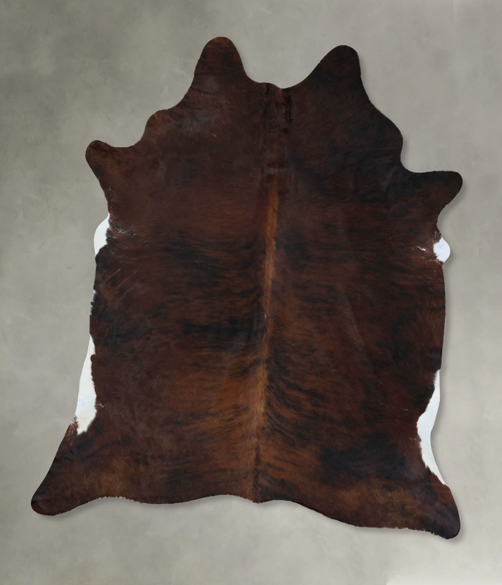 Dark Brindle XX-Large Brazilian Cowhide Rug 8'6"H x 6'7"W #B17774 by Hudson Hides