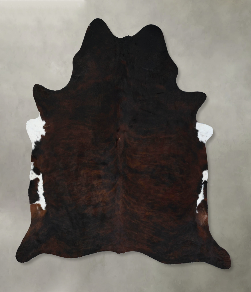 Dark Brindle XX-Large Brazilian Cowhide Rug 8'2"H x 7'0"W #B17782 by Hudson Hides