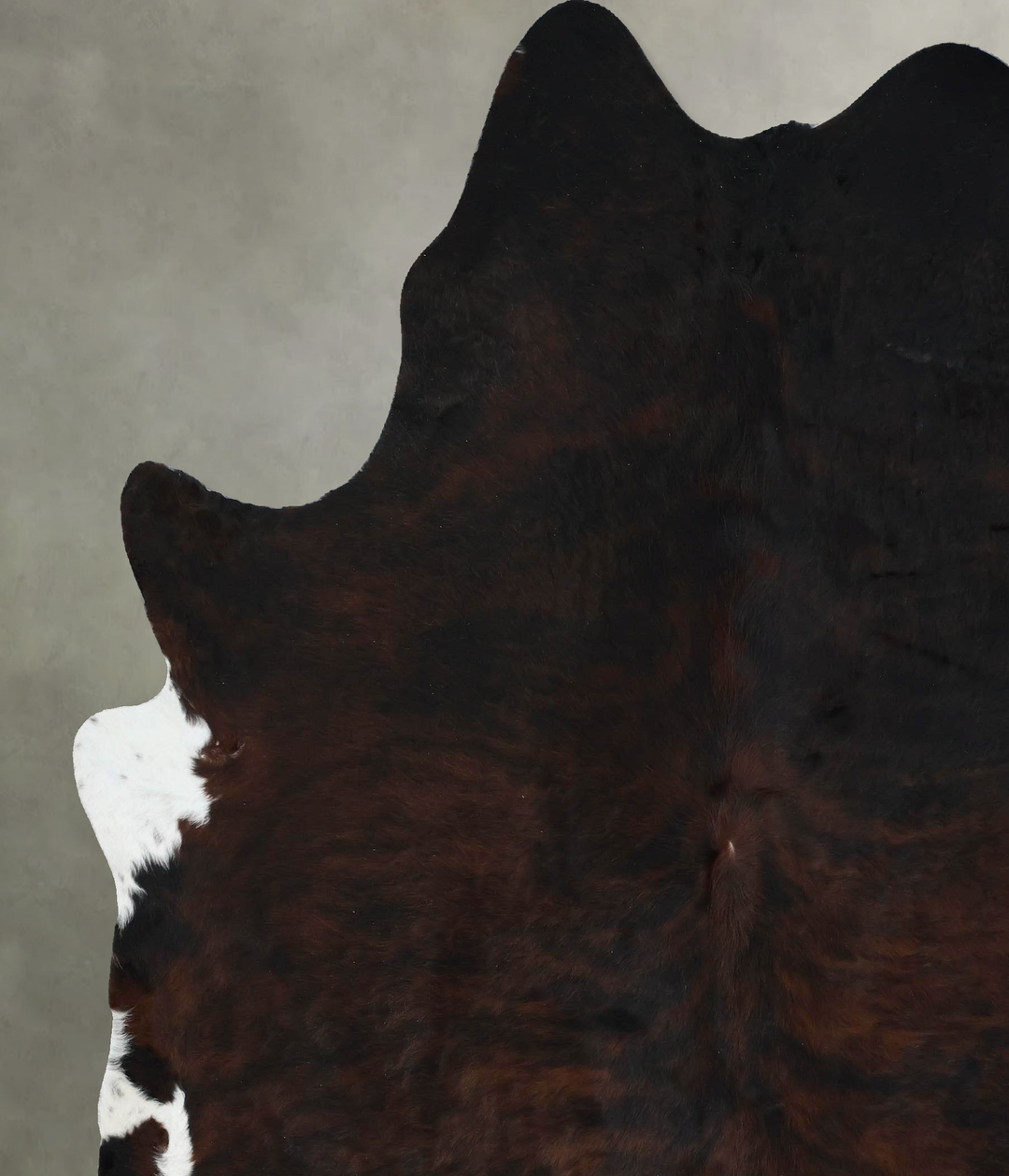 Dark Brindle XX-Large Brazilian Cowhide Rug 8'2"H x 7'0"W #B17782 by H