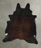 Dark Brindle XX-Large Brazilian Cowhide Rug 8'0