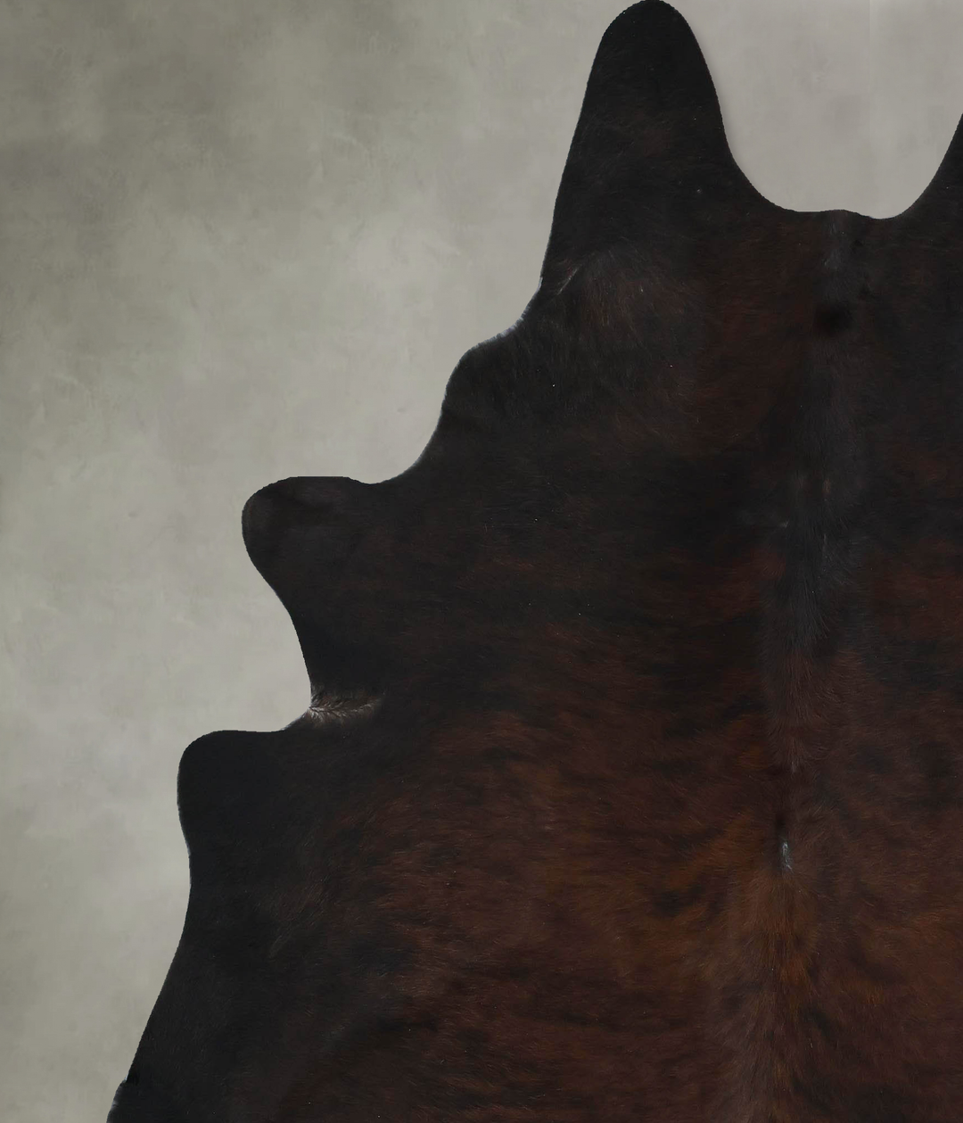 Dark Brindle XX-Large Brazilian Cowhide Rug 8'0"H x 6'9"W #B17783 by H
