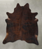 Dark Brindle XX-Large Brazilian Cowhide Rug 7'8