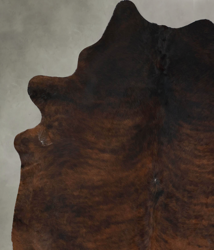Dark Brindle XX-Large Brazilian Cowhide Rug 8'6"H x 7'6"W #B17794 by Hudson Hides