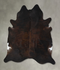 Dark Brindle XX-Large Brazilian Cowhide Rug 8'3