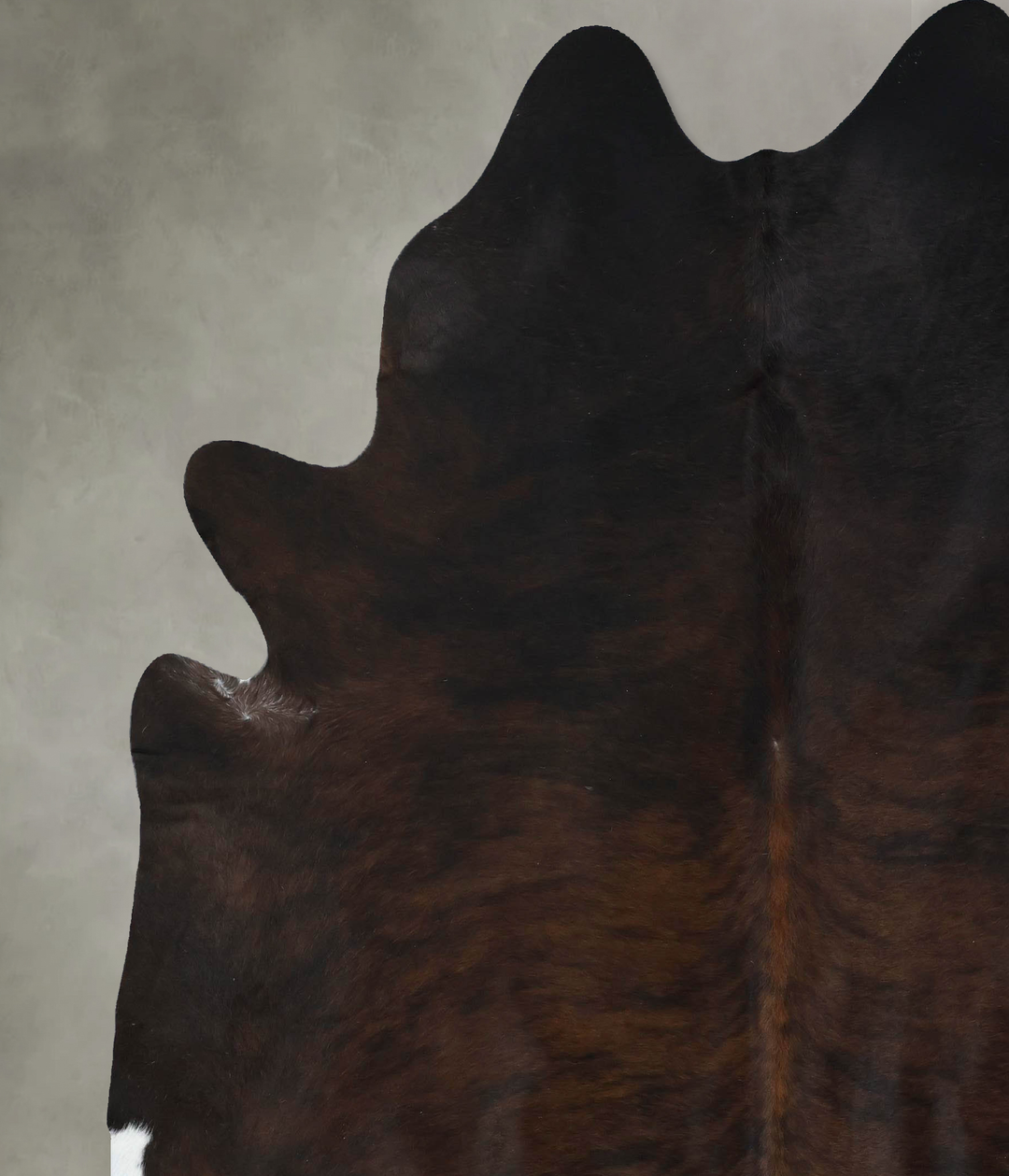 Dark Brindle XX-Large Brazilian Cowhide Rug 8'3"H x 7'2"W #B17798 by H