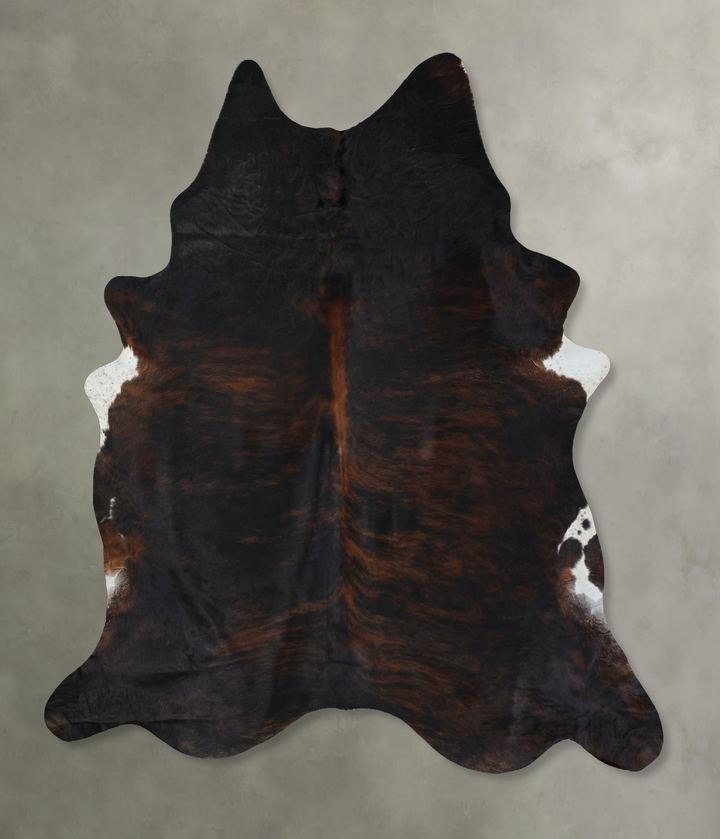 Dark Brindle XX-Large Brazilian Cowhide Rug 8'9"H x 7'4"W #B17801 by Hudson Hides